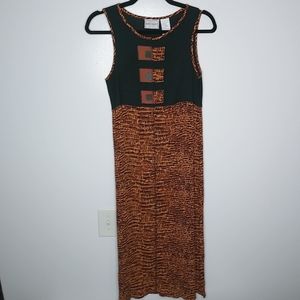 NAPA VALLEY Petites Animal Print Sleeveless Dress